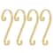 Haute Decor Stocking Scroll® Brass Stocking Holders, 4ct.